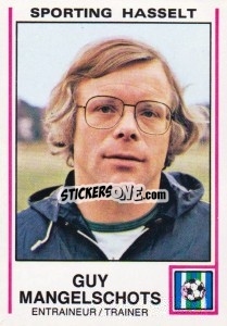 Sticker Guy Mangelschots - Football Belgium 1979-1980 n. 184 - Panini