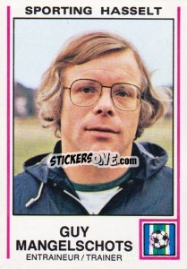 Figurina Guy Mangelschots - Football Belgium 1979-1980 - Panini