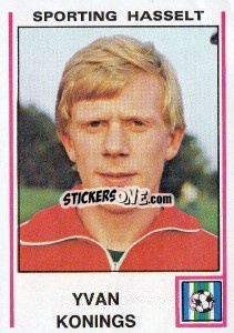 Sticker Yvan Konings - Football Belgium 1979-1980 - Panini