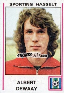 Sticker Albert Dewaay - Football Belgium 1979-1980 n. 196 - Panini