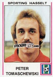 Figurina Peter Tomaschewski - Football Belgium 1979-1980 - Panini