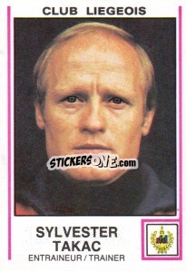 Sticker Sylvester Takac - Football Belgium 1979-1980 - Panini