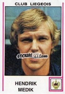 Sticker Hendrik Medik - Football Belgium 1979-1980 - Panini