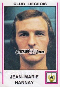 Sticker Jean-Marie Hannay - Football Belgium 1979-1980 - Panini