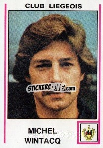 Sticker Michel Wintacq - Football Belgium 1979-1980 - Panini