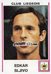 Cromo Edkar Sljivo - Football Belgium 1979-1980 - Panini