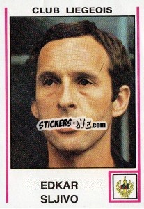 Figurina Edkar Sljivo - Football Belgium 1979-1980 - Panini