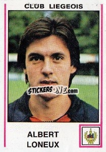 Sticker Albert Loneux - Football Belgium 1979-1980 - Panini