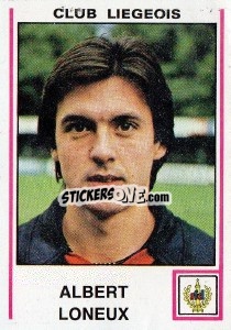 Sticker Albert Loneux - Football Belgium 1979-1980 n. 216 - Panini