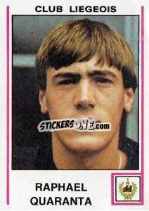 Sticker Raphael Quaranta - Football Belgium 1979-1980 n. 217 - Panini