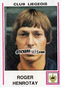 Figurina Roger Henrotay - Football Belgium 1979-1980 - Panini