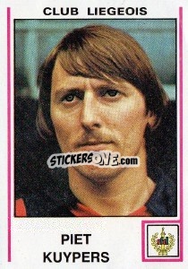 Sticker Piet Kuypers - Football Belgium 1979-1980 - Panini