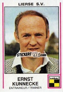 Sticker Ernst Kuninecke - Football Belgium 1979-1980 n. 224 - Panini
