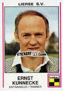 Figurina Ernst Kuninecke - Football Belgium 1979-1980 - Panini