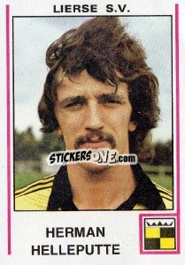 Figurina Herman Helleputte - Football Belgium 1979-1980 - Panini