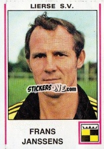 Figurina Frans Janssens - Football Belgium 1979-1980 - Panini