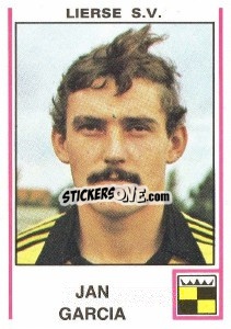 Figurina Lan Garcia - Football Belgium 1979-1980 - Panini