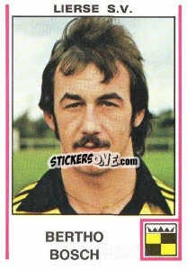 Sticker Bertho Bosch - Football Belgium 1979-1980 - Panini