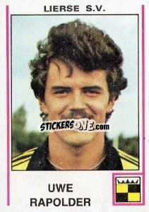 Sticker Uwe Rapolder - Football Belgium 1979-1980 - Panini