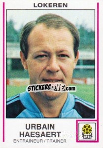 Sticker Urbain Haesaert - Football Belgium 1979-1980 - Panini