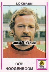 Sticker Bob Hoogenboom - Football Belgium 1979-1980 - Panini