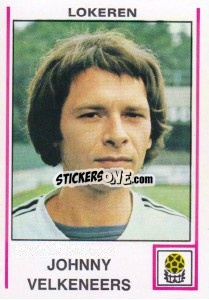 Sticker Johnny Velkeneers - Football Belgium 1979-1980 n. 252 - Panini