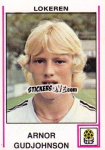 Figurina Arnor Gudjohnson - Football Belgium 1979-1980 - Panini