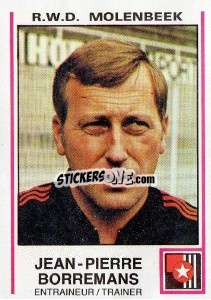 Figurina Jean-Pierre Borremans - Football Belgium 1979-1980 - Panini