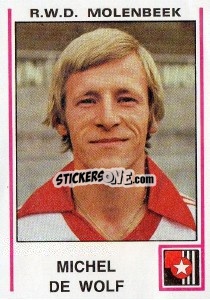 Sticker Michel de Wolf - Football Belgium 1979-1980 - Panini