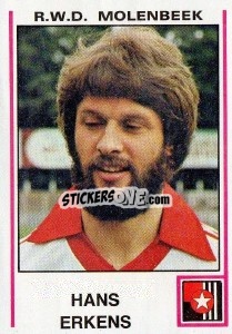 Cromo Hans Erkens - Football Belgium 1979-1980 - Panini