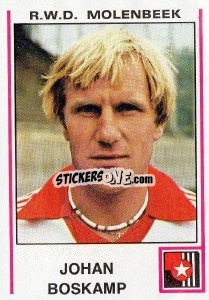 Sticker Johan Boskamp - Football Belgium 1979-1980 - Panini