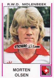 Sticker Morten Olsen - Football Belgium 1979-1980 - Panini