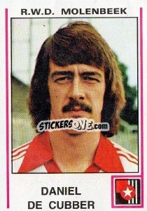 Sticker Daniel de Cubber - Football Belgium 1979-1980 - Panini
