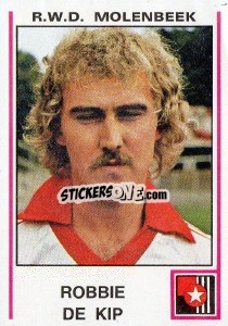 Sticker Robbie de Kip - Football Belgium 1979-1980 n. 280 - Panini