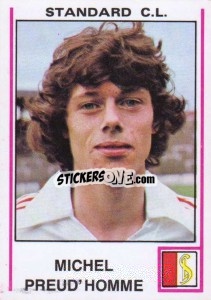 Sticker Michel Preud'Homme - Football Belgium 1979-1980 - Panini