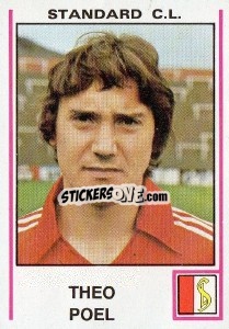 Cromo Theo Poel - Football Belgium 1979-1980 - Panini