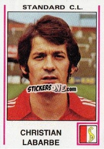 Sticker Christian Labarbe - Football Belgium 1979-1980 - Panini