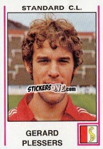 Sticker Gerard Plessers - Football Belgium 1979-1980 - Panini