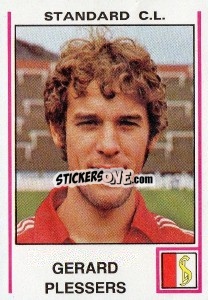 Figurina Gerard Plessers - Football Belgium 1979-1980 - Panini