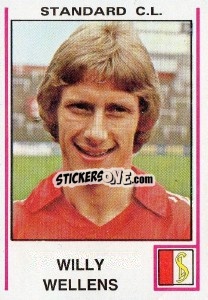 Sticker Willy Wellens - Football Belgium 1979-1980 - Panini