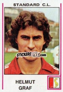 Sticker Helmut Graf - Football Belgium 1979-1980 - Panini