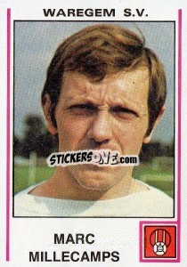 Sticker Marc Millecamps - Football Belgium 1979-1980 - Panini