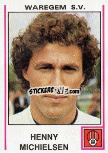 Sticker Henny Michelsen - Football Belgium 1979-1980 - Panini