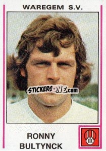 Sticker Ronny Bultynck - Football Belgium 1979-1980 - Panini