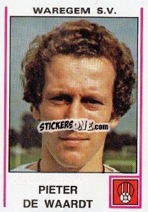 Sticker Pieter de Waardt - Football Belgium 1979-1980 - Panini