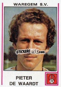 Figurina Pieter de Waardt - Football Belgium 1979-1980 - Panini