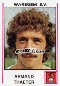 Sticker Armand Thaeter - Football Belgium 1979-1980 - Panini