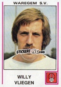 Sticker Willy Vliegen - Football Belgium 1979-1980 - Panini