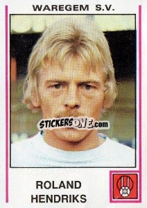 Cromo Roland Hendriks - Football Belgium 1979-1980 - Panini