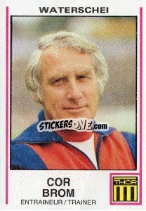 Sticker Cor Brom - Football Belgium 1979-1980 - Panini